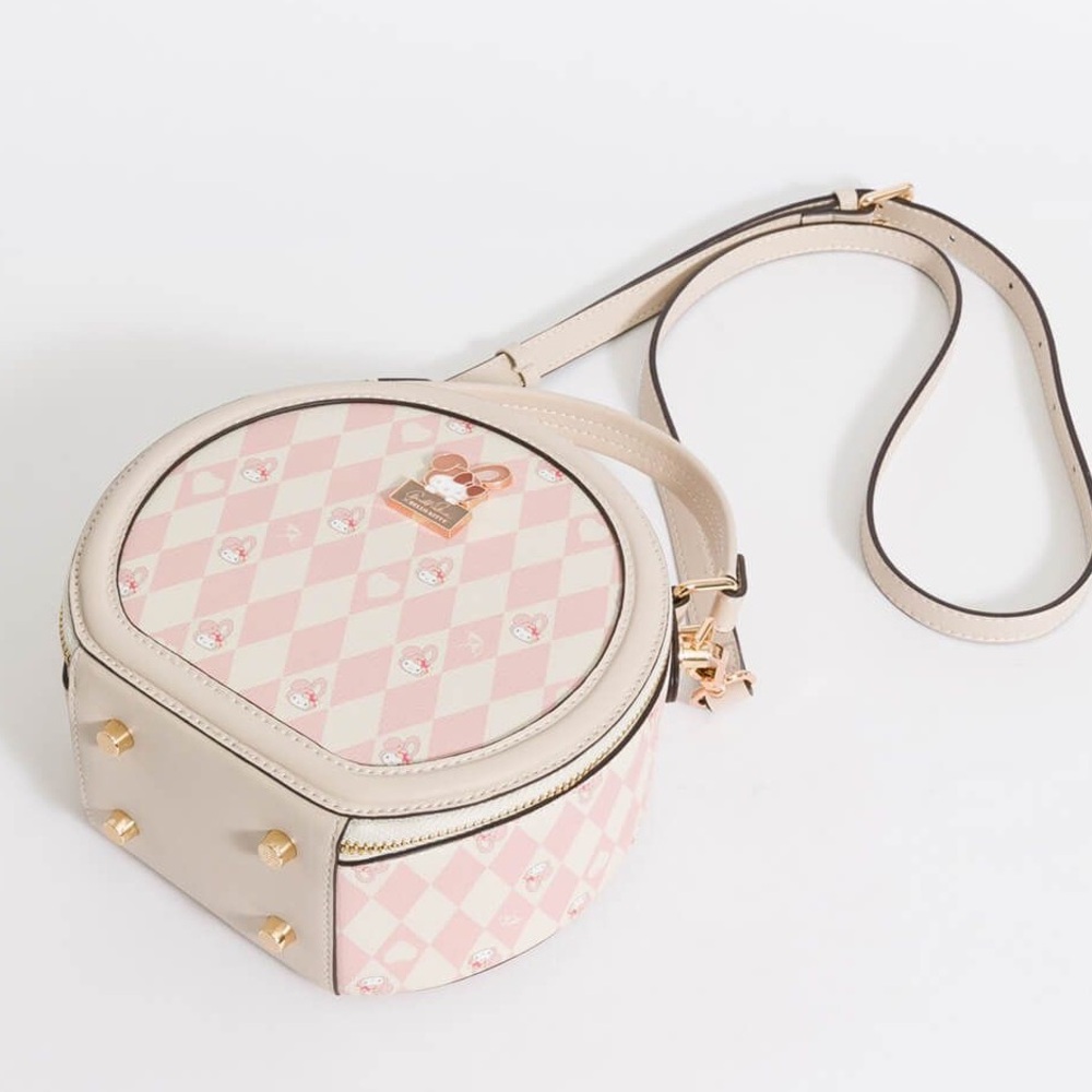 Arnold Palmer X Hello Kitty Alice Rabbit Bucket Crossbody Bag NEW - Picture 3 of 14
